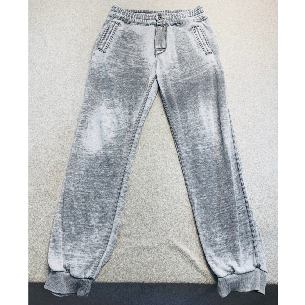 Free Planet Gray Mineral Wash Jogger Sweatpants Men's 32 M Vintage Style Edgy